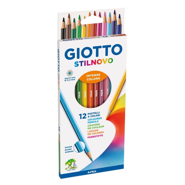 Fargeblyanter 12 stk. Stilnovo Giotto