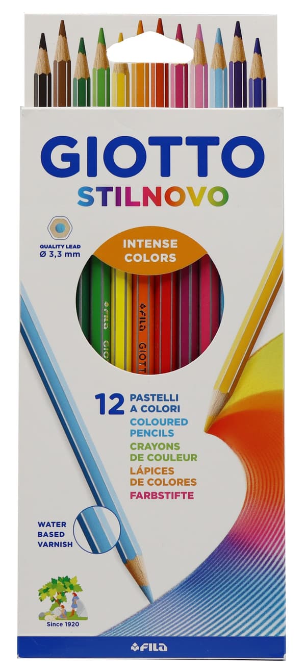 Fargeblyanter 12 stk. Stilnovo Giotto