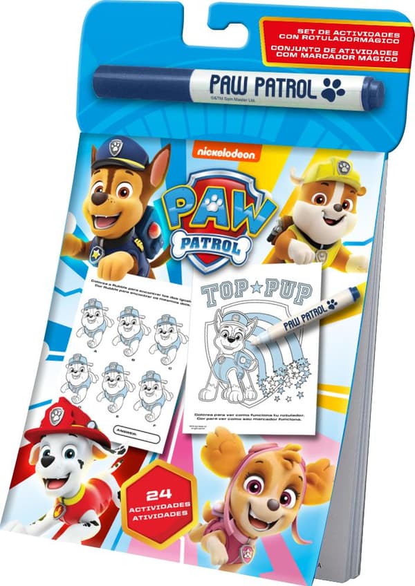 Paw patrol mysterieblekk aktivitetsbok aktivitet usynlig blekk