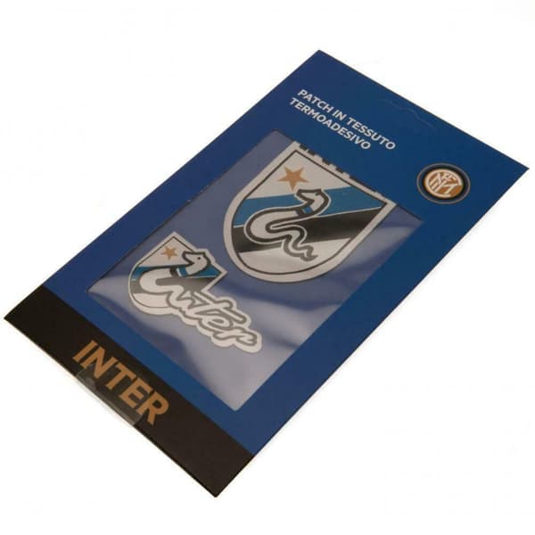 Inter Milan FC Logotyp med strykbara lappar (2 st.)