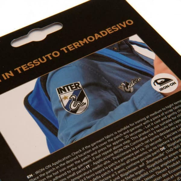Inter Milan FC Logotyp med strykbara lappar (2 st.)