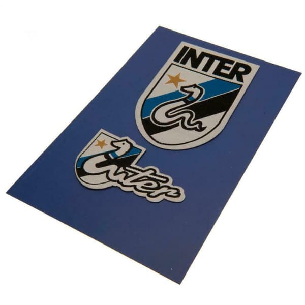 Inter Milan FC Logotyp med strykbara lappar (2 st.)