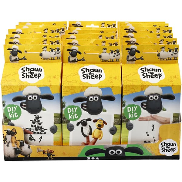 Pysselset Storpack - Lera - Fåret Shaun - 18 set