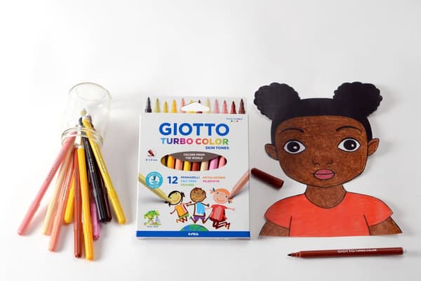 Tuschpennor 12-p Skintones, Giotto Turbo Color