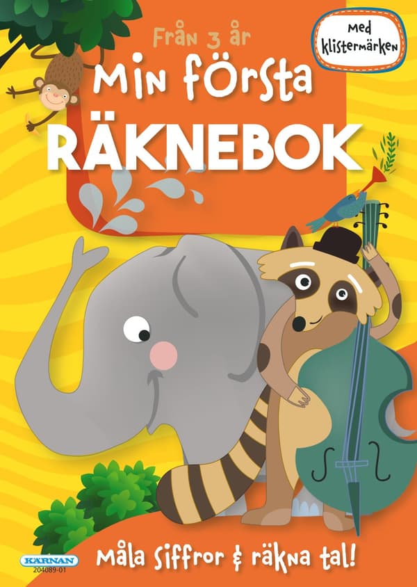 Min första räknebok med klistermärken, Kärnan