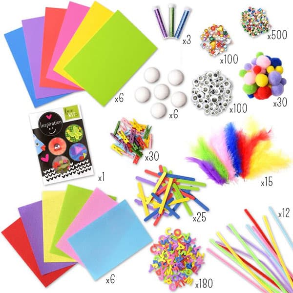 Mega Pysselkit för barn - Fun Kit 1 - Över 1000 Delar