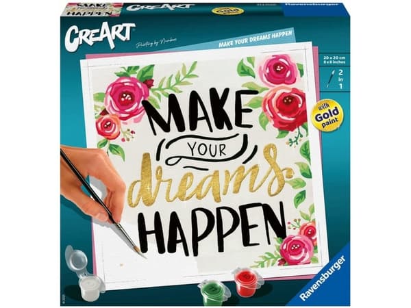 RAV-maleri med kodenummer: CreArt MakeYourDreams 29028