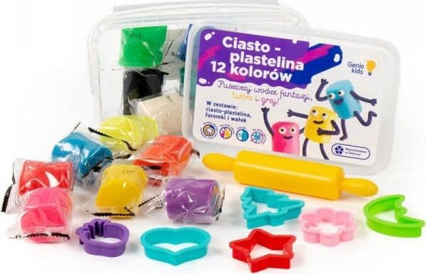 Wader Polesie Dziecięcy - plasticine Deig-Plasticine 12 farger