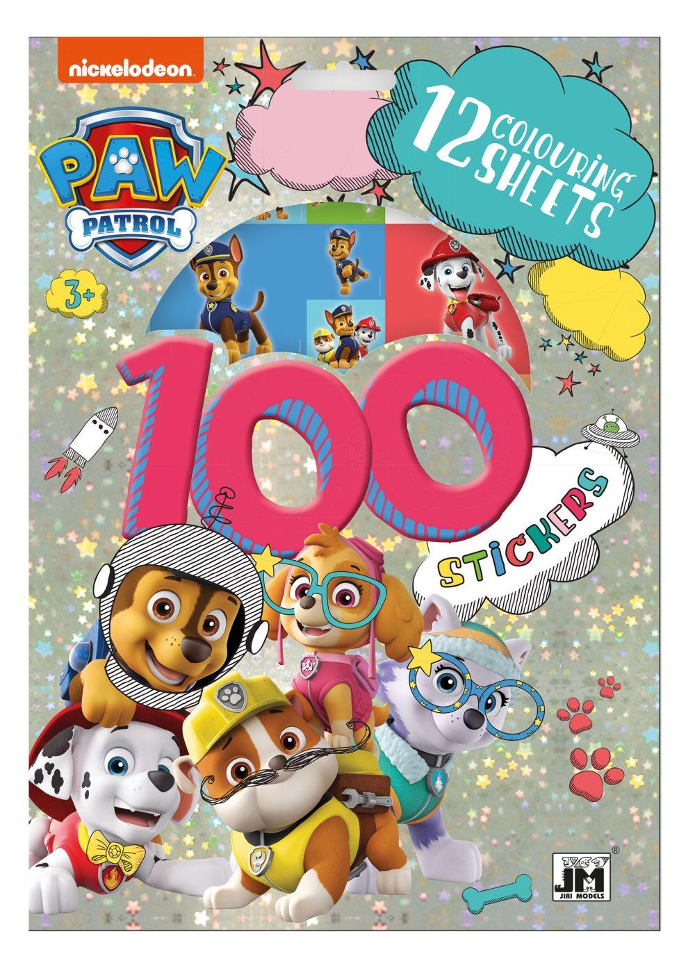 Paw Patrol 100 Stickers Holograf Sense