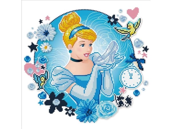 Diamond Dotz Disney Prinsesse Askepot 40 x 40 cm