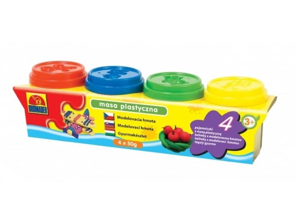 Plasticine - 4 små rør 02274
