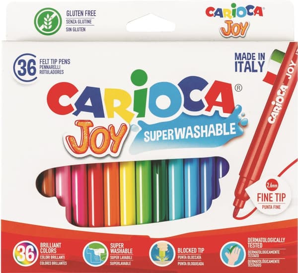 Fiberpenner 36 stk Carioca Kärnan