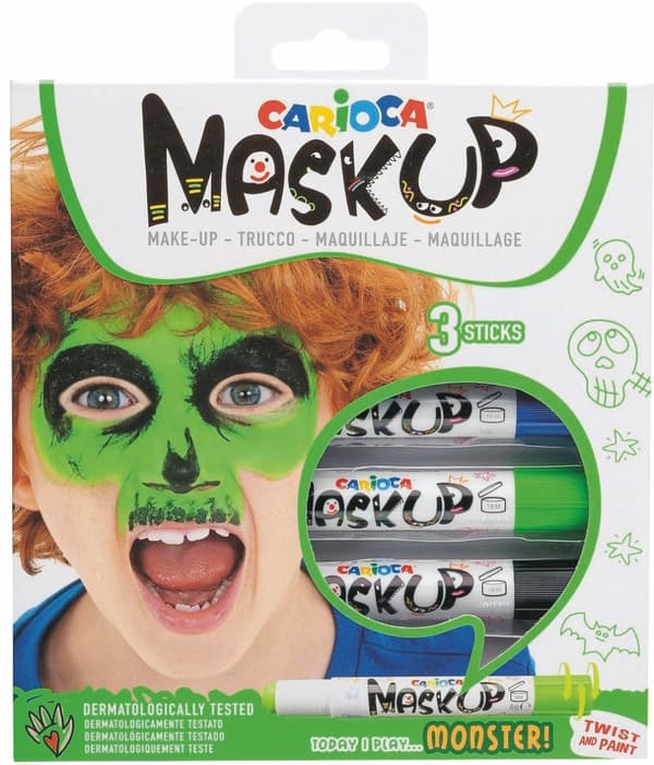 Ansiktsfärg Mask-Up Monster Carioca Kärnan