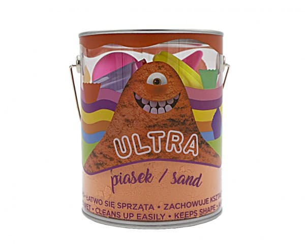 Epee Sand UltraSand 900g pelti 4 isoa muottia 2 työkalua appelsiini Muffinssit