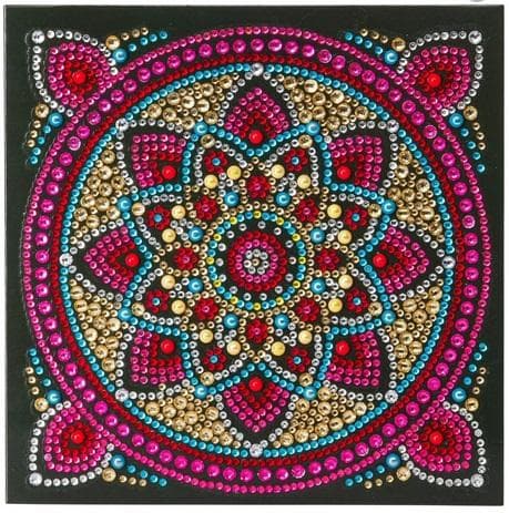 Diamond Painting Card Kit 18x18cm Mandala