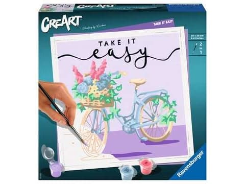 Ravensburger Take it easy, Malinger inkludert, Gutt/Jente, Fargelegg etter tall