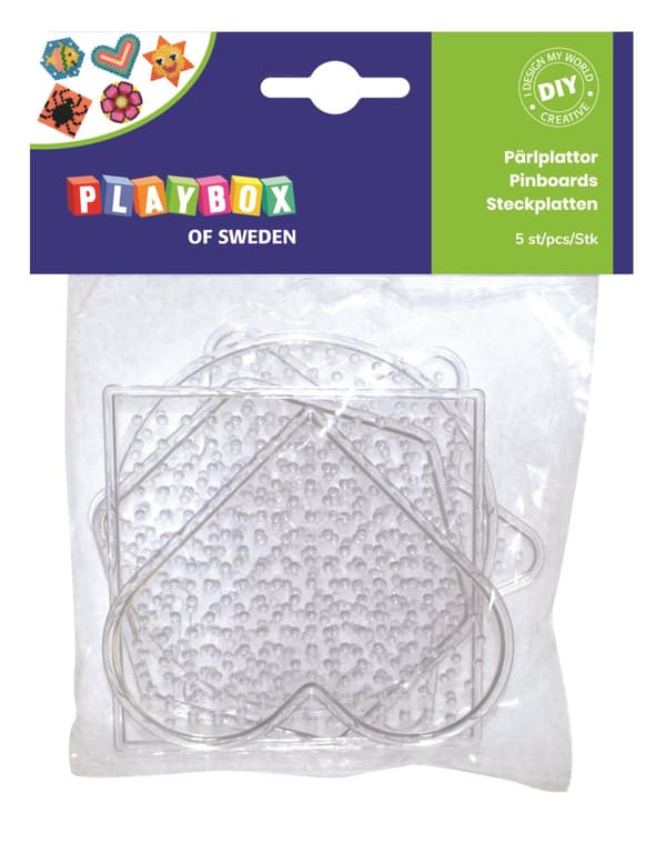 Perleplater 5 stk. Playbox
