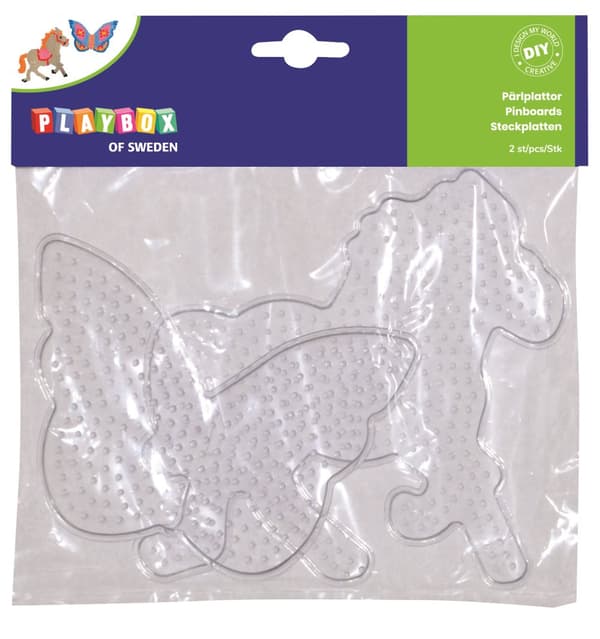 Perleplater Hest og Sommerfugl 2 stk Playbox
