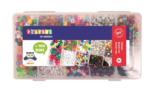 Pärlmix i förvaringsbox 1900-p, Playbox