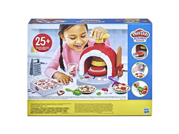 Sett med et sett med Play-Doh PIZZA OVN PLAYSET