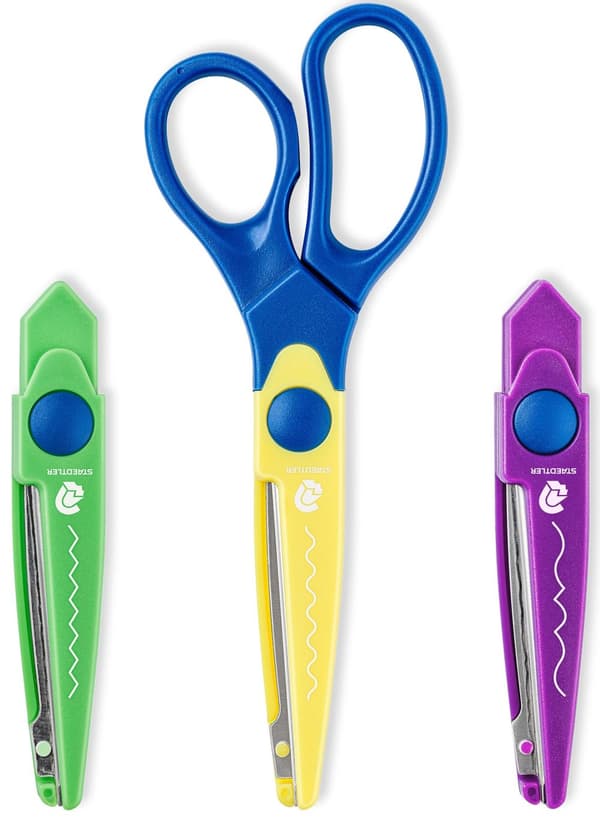 Barnsax Mönstersax 3-pack olika blad Staedtler