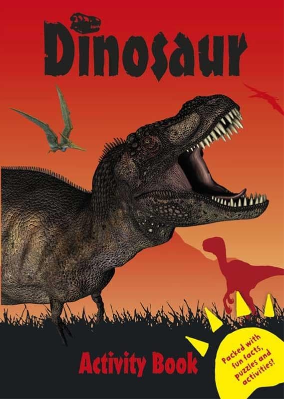 Dinosaurer malebog 32 sider aktivitetsbog dinosaurus