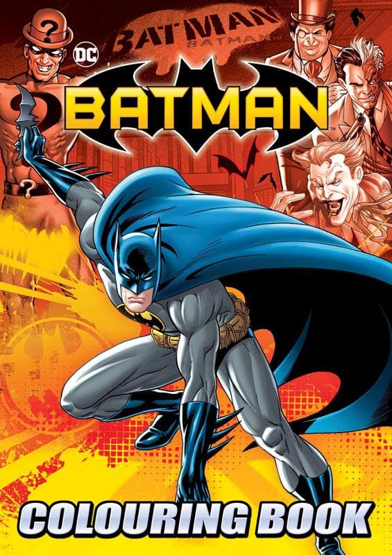 Batman värityskirja 32 sivua aktiviteettikirja askartelukirja