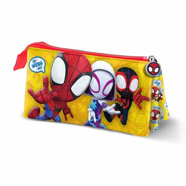 Spidey trippel pennal 22 cm spiderman avengers