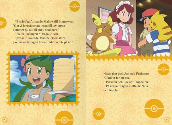 Pokemon Lätt att läsa Den stora pannkakstävlingen