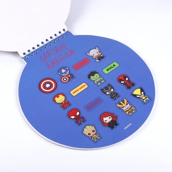 Spiderman aktivitets pakke penner klistremerker avengers