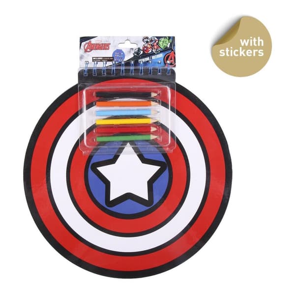 Spiderman aktivitets pakke penner klistremerker avengers