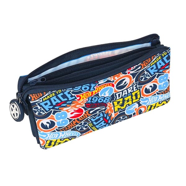 Hot wheels kolminkertainen penaali kynäkotelo auto autot