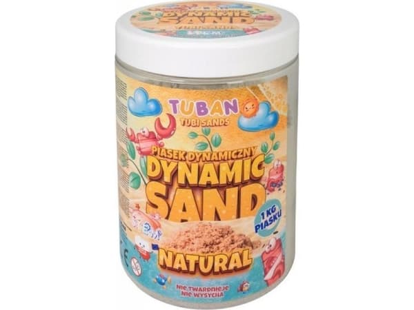TUBAN Dynamisk sand naturlig 1kg