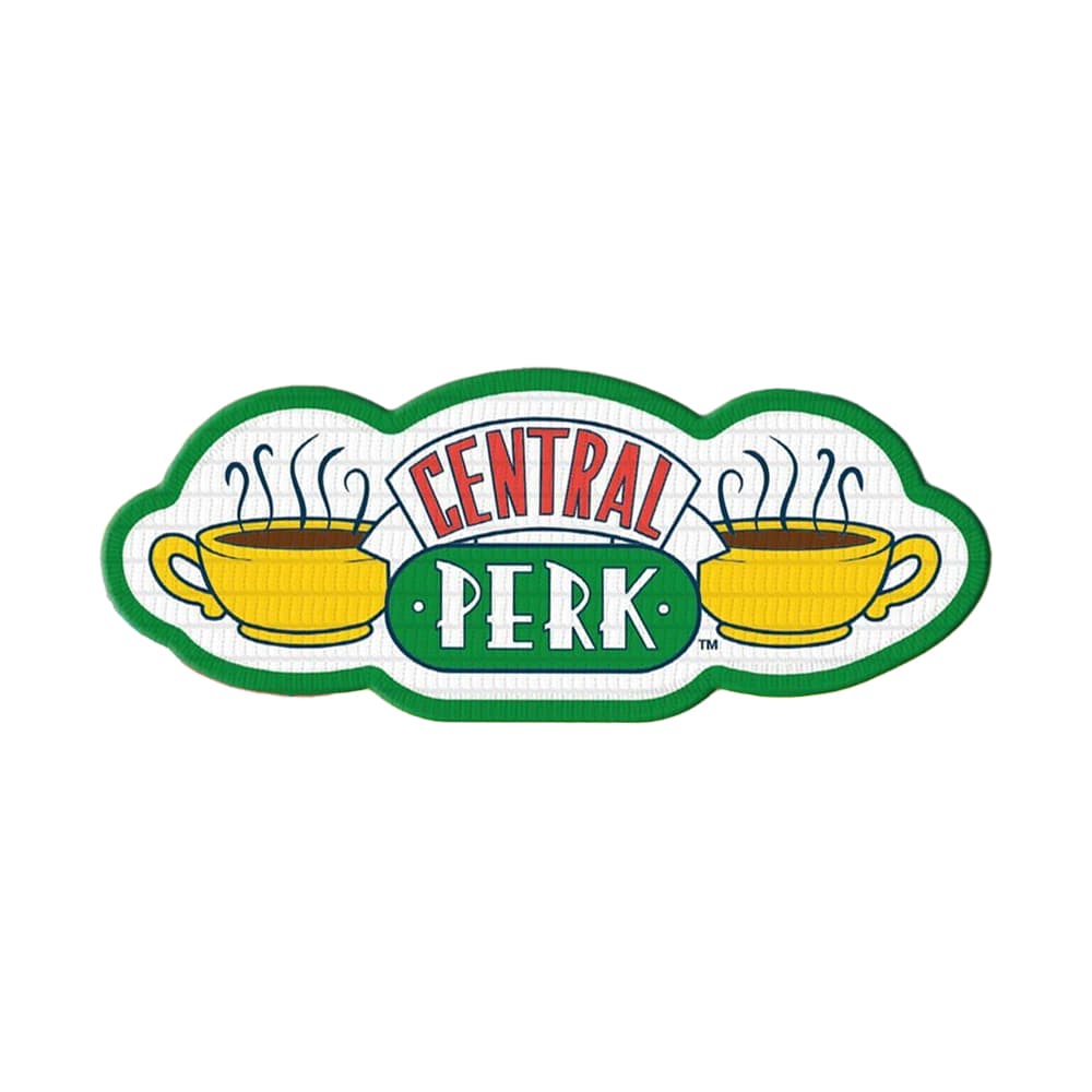 Friends Central Perk broderat strykjärn på lapp