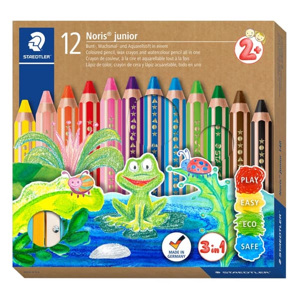 Färgpenna 3-i-1 Chunky 12-p Noris Junior Staedtler