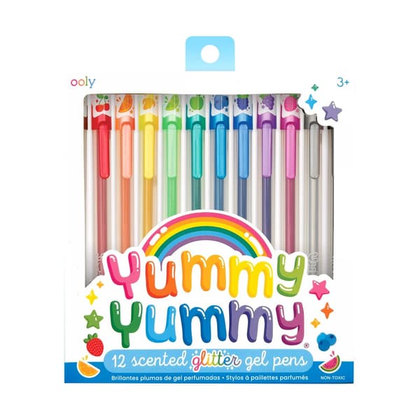 Gelpennor Doftande & Glittriga Yummy Yummy 12-p, Ooly