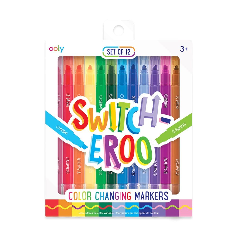 Switch-Eroo Magiska Färgskiftande Tuschpennor, 12 st Ooly