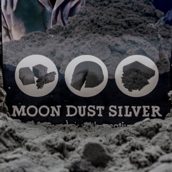 Professor Pengelly's Moulding Sand - Moon Dust Silver - Magisk Sand 1kg