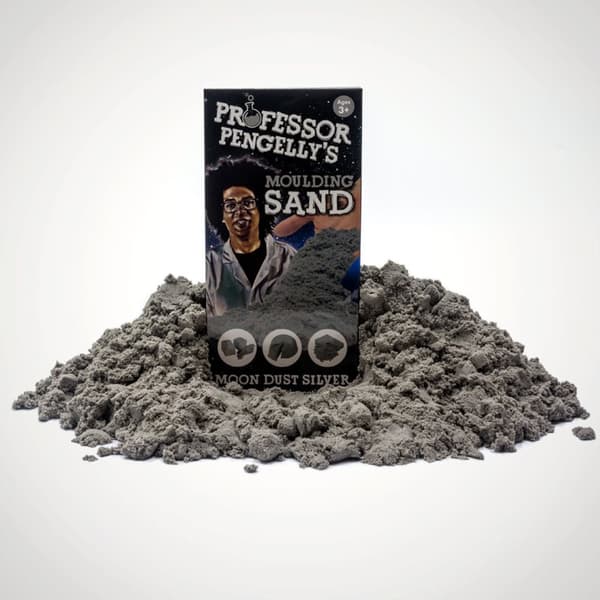 Professor Pengelly's Moulding Sand - Moon Dust Silver - Magisk Sand 1kg