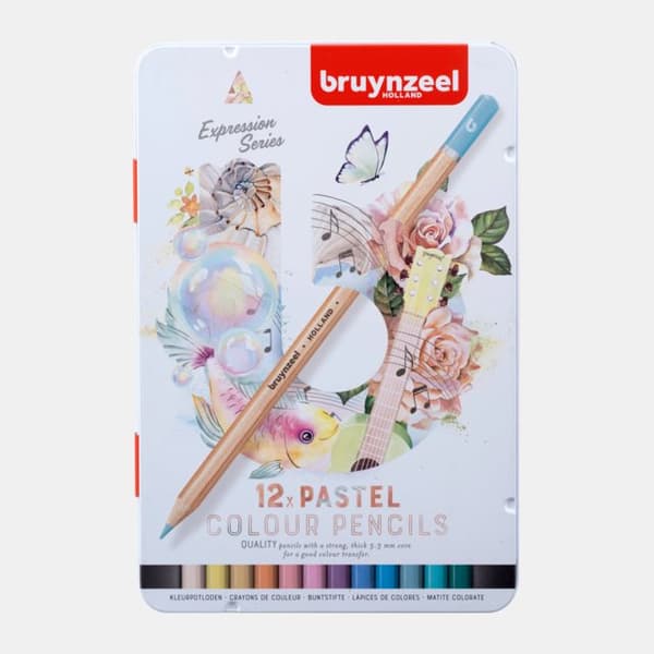 Bruynzeel Expression Frägpennor Pastell 12-set