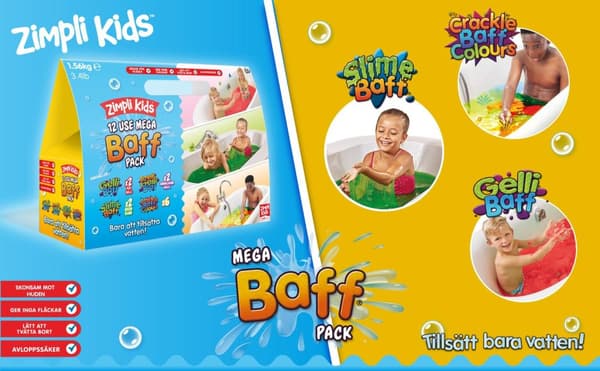Zimpli Kids Bath Mega Pack 12-p