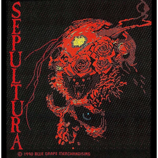 Sepultura Beneath The Remains Standard Patch Black/Red One Size