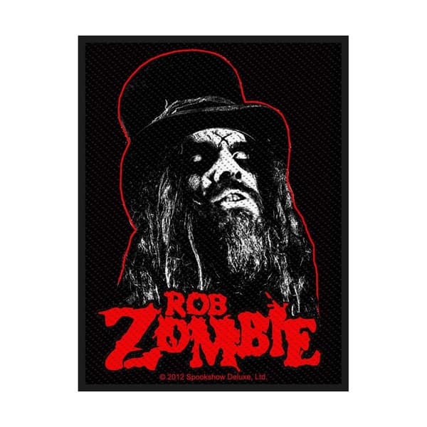 Rob Zombie Portrætplaster Black/Red One Size
