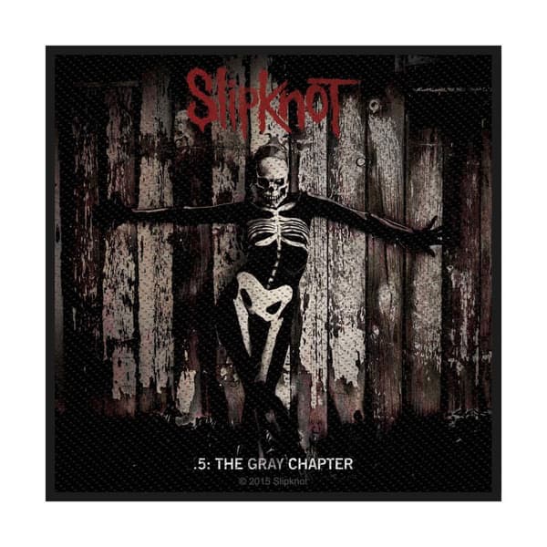 Slipknot .5: The Gray Chapter Standard Patch Black/Brown One Size