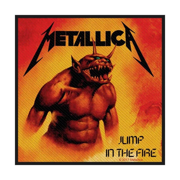 Metallica Hop i ilden Standard Patch Yellow/Orange/Black One Size