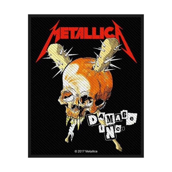 Metallica Damage Inc Standard Patch Black/Red/Orange One Size