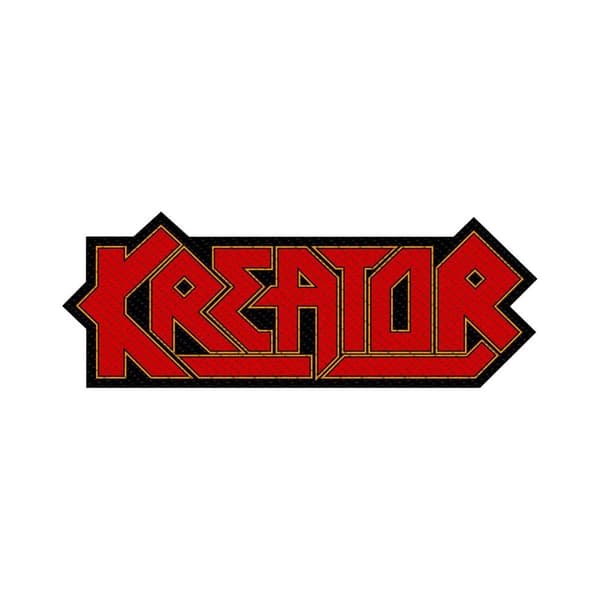 Kreator Logo udskåret patch Red One Size