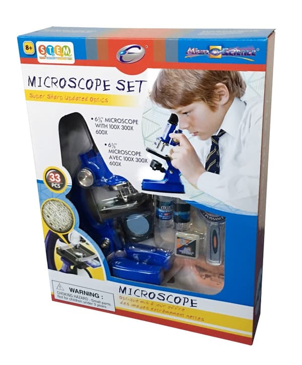 Eastcolight Mikroskop till Barn 100/300/600X (33 delar)