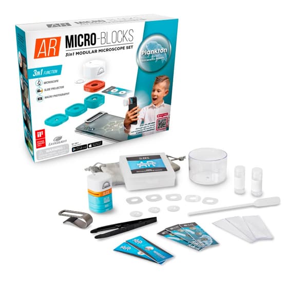 AR Micro-Blocks 3i1 modulärt mikroskopset PLANKTON