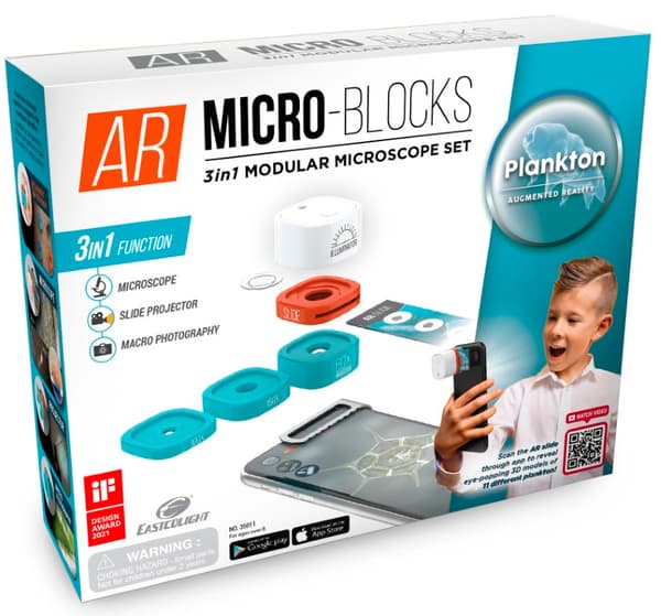 AR Micro-Blocks 3i1 modulärt mikroskopset PLANKTON
